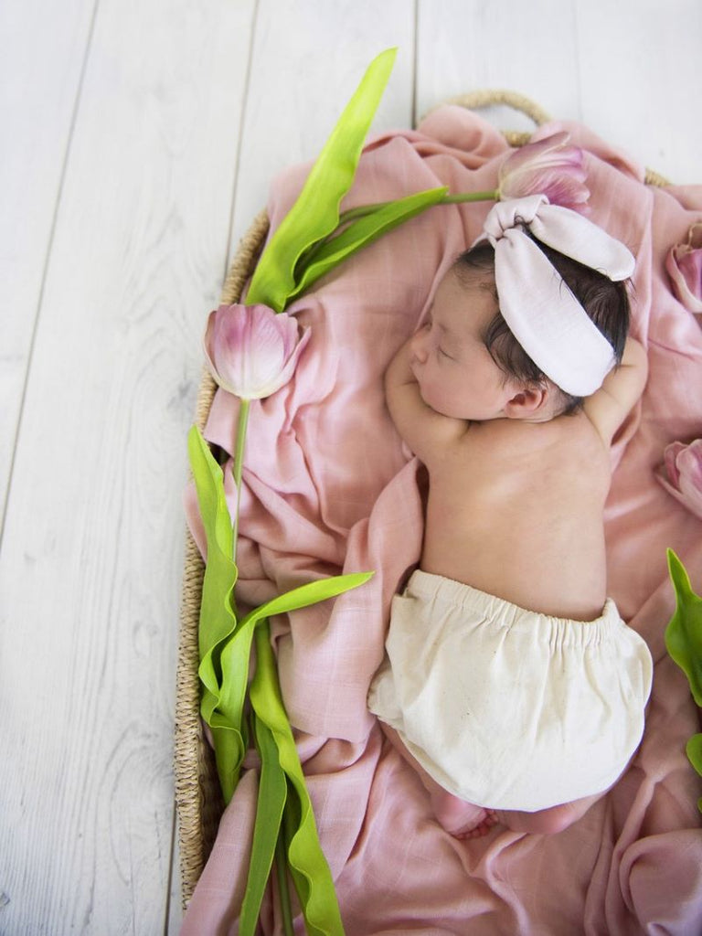 Pink Organic Swaddle