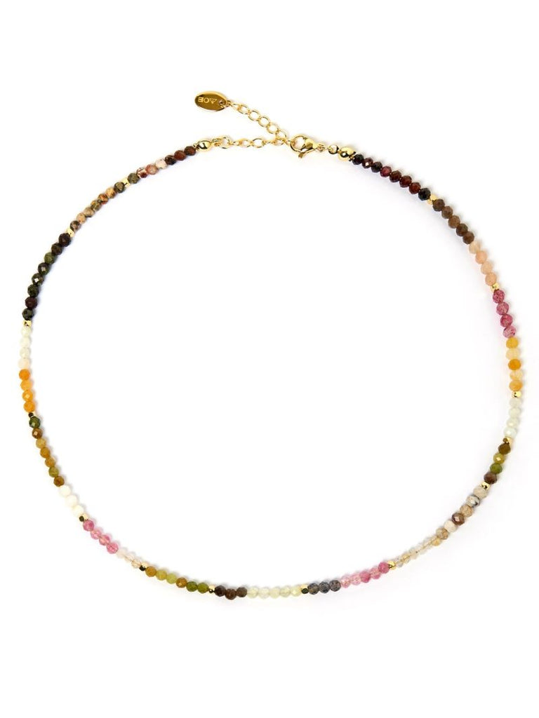 Saffron Gemstone Necklace